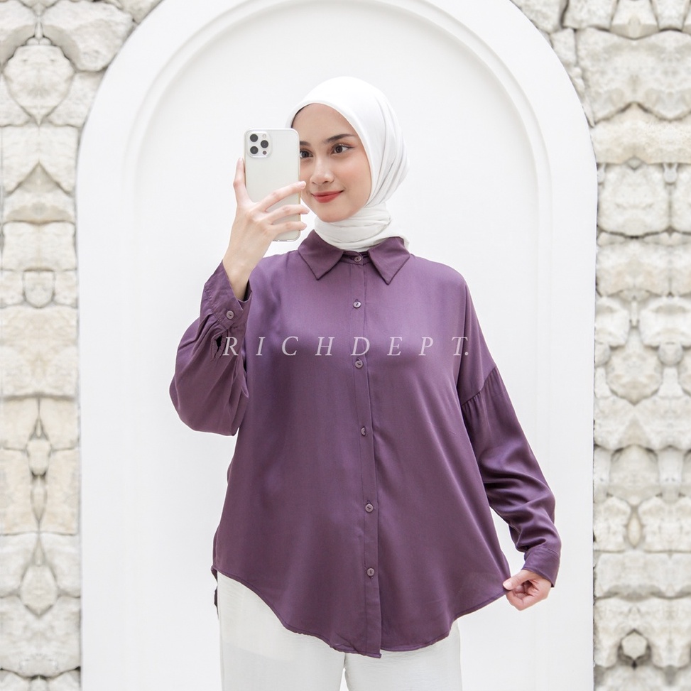 Kode PGW935 RICHDEPT Evelyn Shirt Polos Rayon Twill