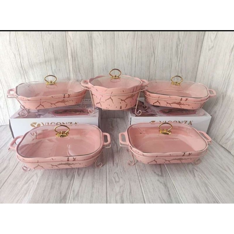 Prasmanan Vicenza Keramik Marbel Set 5 Buah