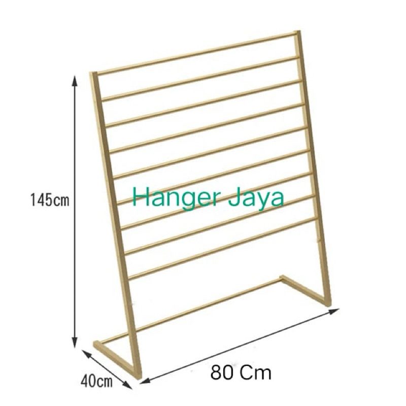 Gawang Pasmina Atau Gawang Jilbab 9 Susun Gold