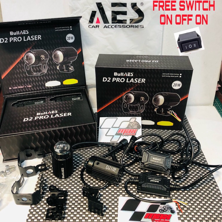 SALE TERBATAS LAMPU TEMBAK D2 LASER AES BullAES D2 PRO 20W+Demon