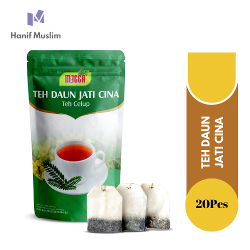 

Teh Celup Daun Jati Cina Mecca Minuman Pelangsing Alami - 20 pcs