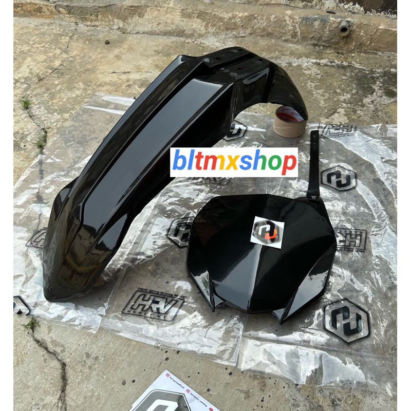 spakbor depan yz 450 new dan papan nomor yz 450 250 new hrv slebor depan yz450 plus papan plat cover