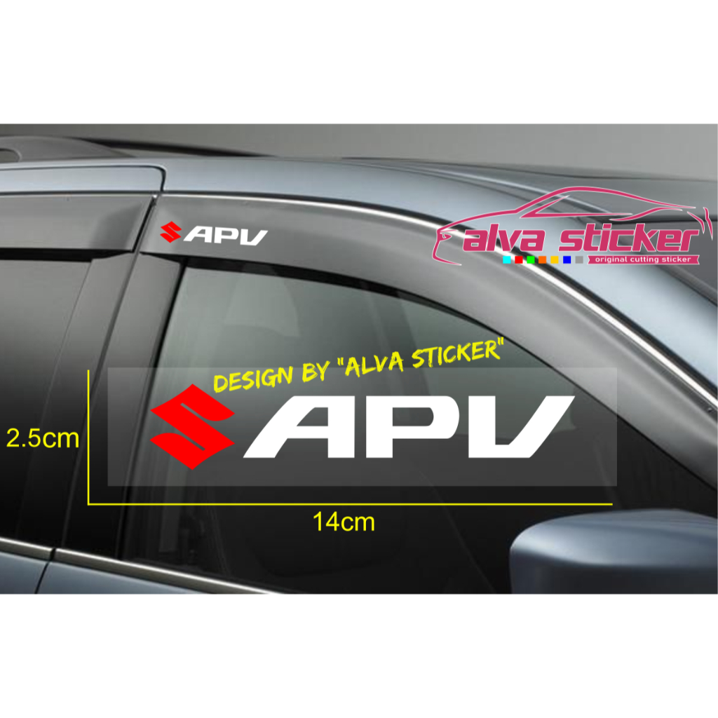 sticker apv stiker talang air mobil suzuki apv arena sticker sepasang kanan kiri