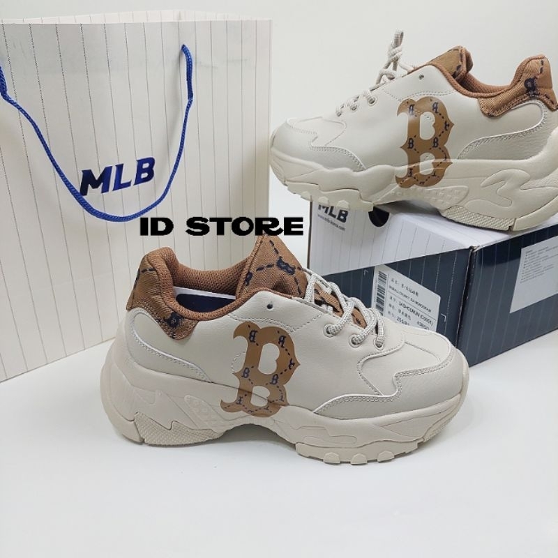 MLB BIGBALL CHUNKY DIAMOND MONOGRAM BOSTON/SEPATU MLB BIGBALL CHUNKY DIAMOND MONOGRAM BOSTON