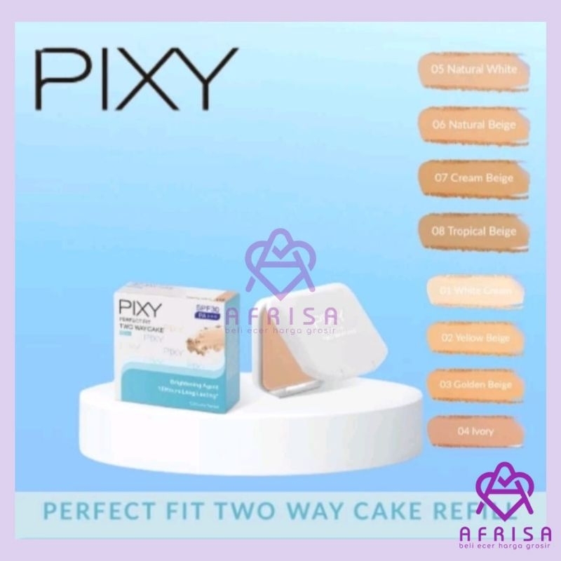 GROSIR PIXY PERFECT FIT TWO WAY CAKE REFILL/PIXY BEDAK PADAT REFILL MURAHH