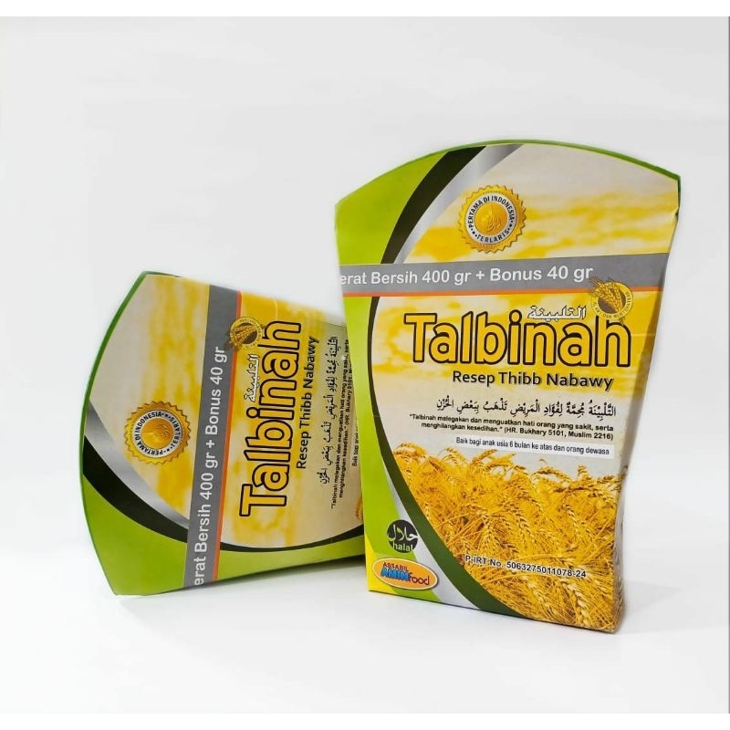 

Talbinah Resep Thibb Nabawy 400+40gr Tepung Gandum Talbinah Original