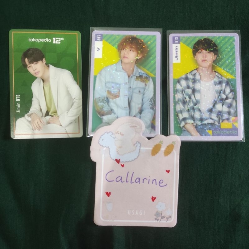 PHOTOCARD BTS TOKO HIJAU