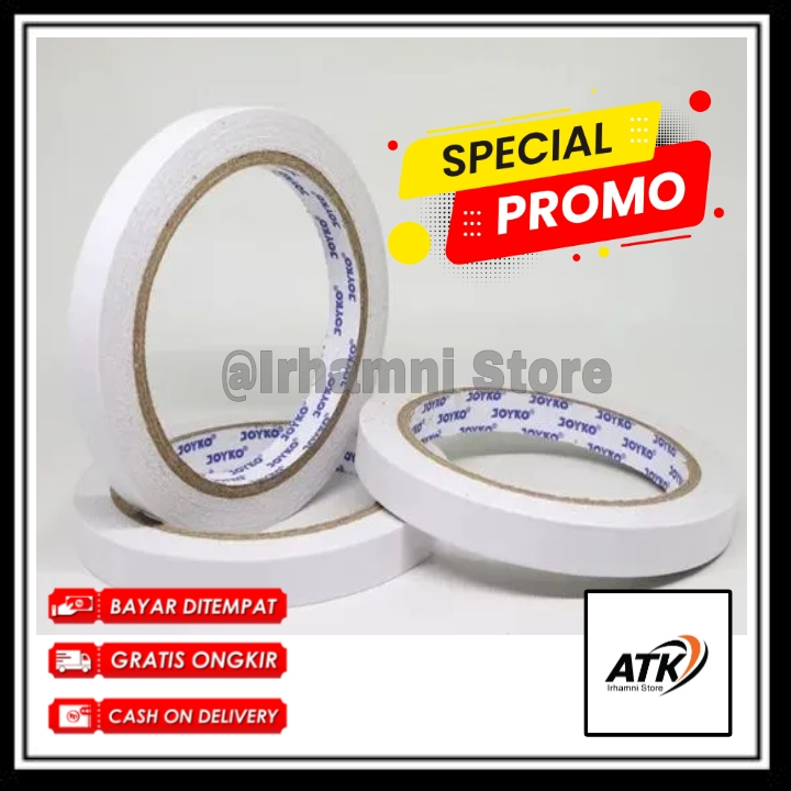 

1 Slop Double Tape kuat / Double Tape 12 mm murah