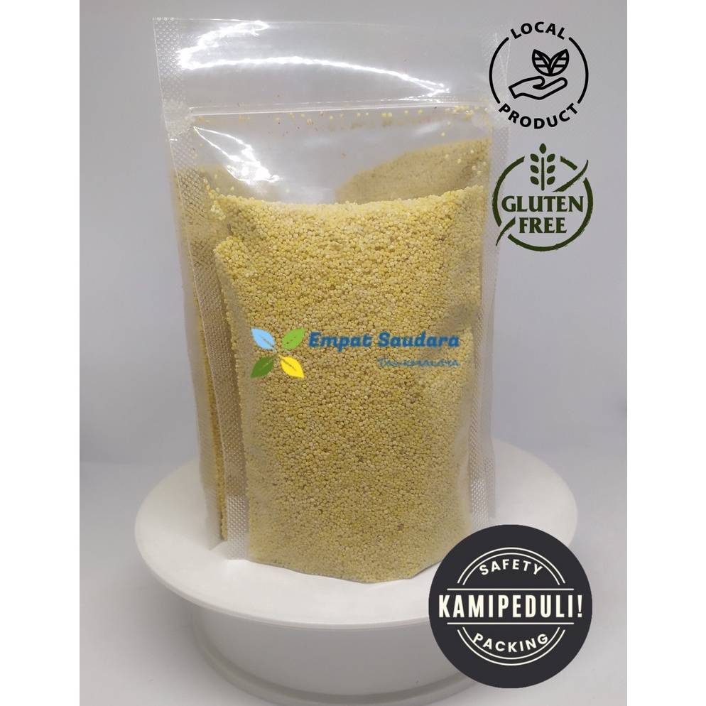 

M0del B4ru BIJI JAWAK / BIJI KUNYIT / JEWAWUT / SEKOI / FOXTAIL MILLET KEMASAN 250 GR Super Murah