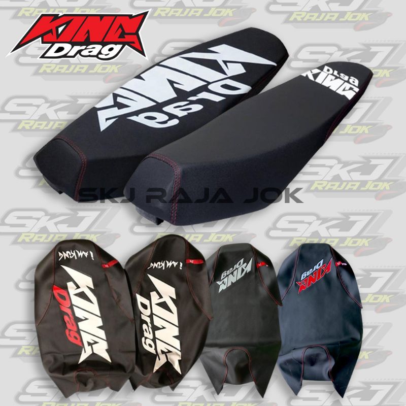 kulit jok KING DRAG Bahan Tebal Original Malaysia  BEBEK/MATICK VARIO, AEROX, PCX, JUPITER MX, MX-KI