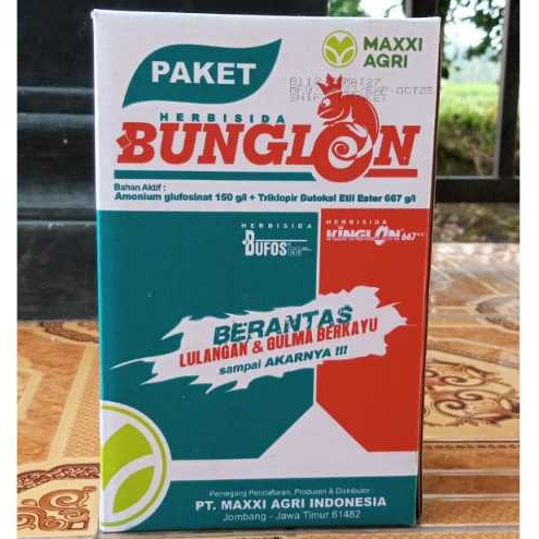 HERBISIDA PAKET BUNGLON - BERANTAS LULANGAN DAN GULMA BERKAYU