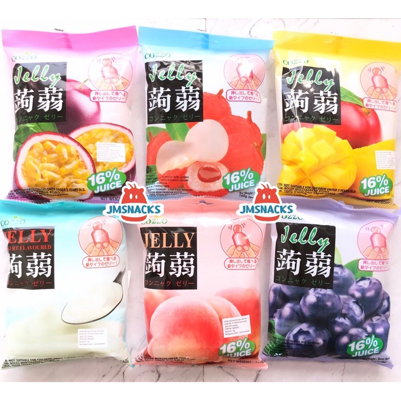 

[COD 0H63] [PROMO!!] Cozzo Konyaku Jelly 160gr (8x20gr) - jeli import nikmat enak termurah Reeady Stok :)ㄏ