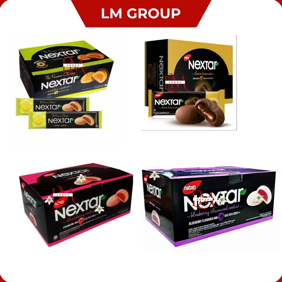 

53 Nabati Nextar Nanas/Brownies/Strawberry/Blueberry 1 Box Isi 10 pcs @40gr snsql