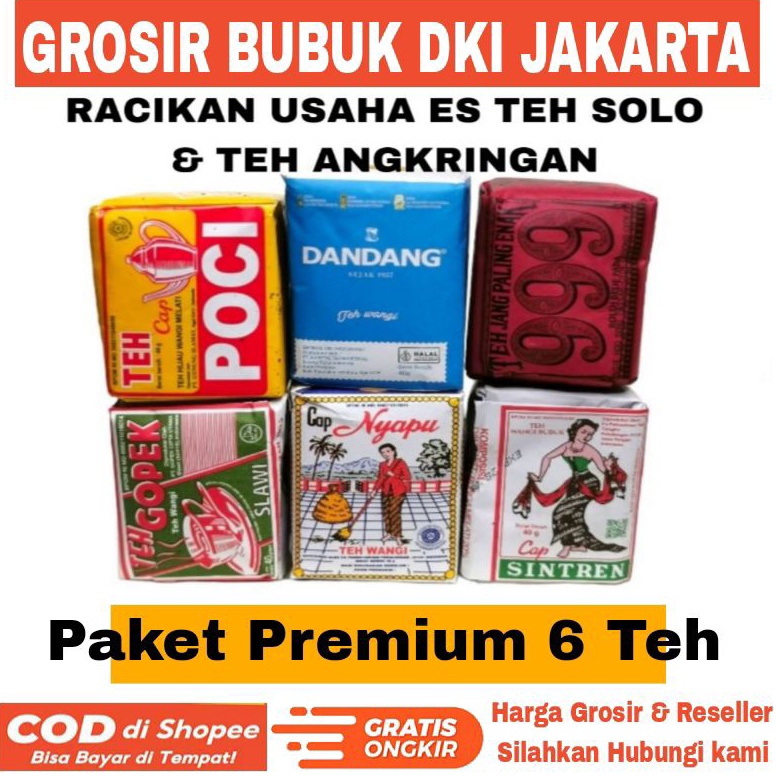 

[✫E98/] Racikan Usaha Es Teh Solo Paket Premium 6 Teh New_Product