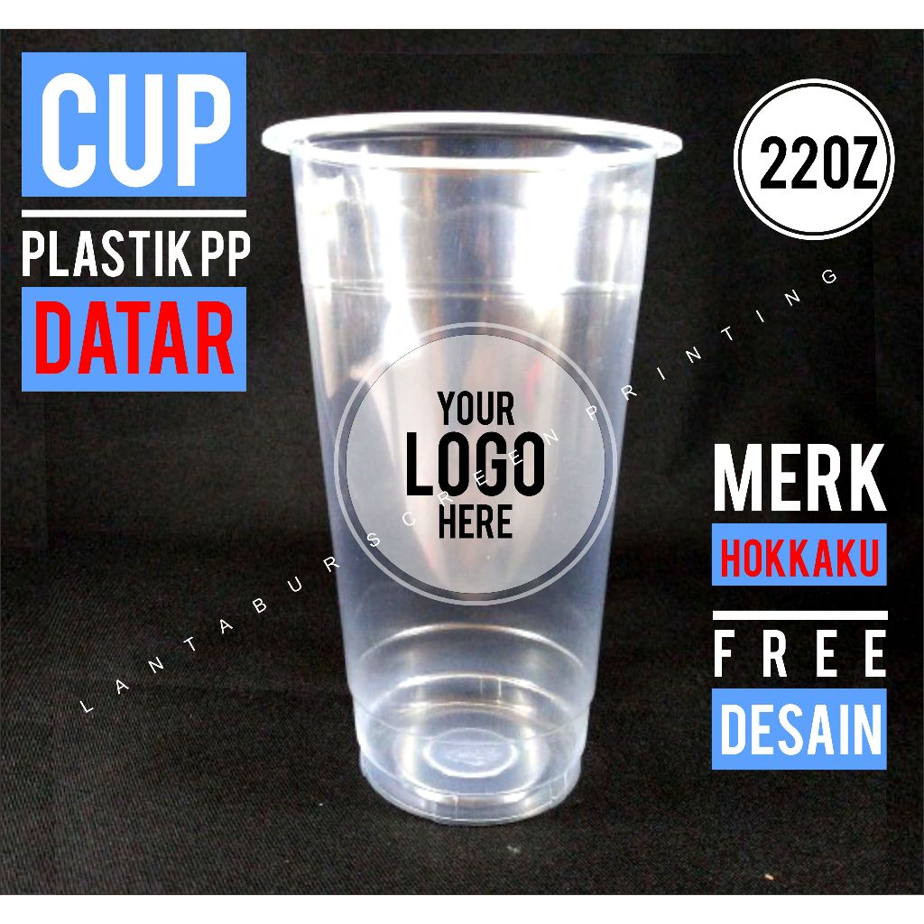 SABLON GELAS CUP 22 OZ DATAR