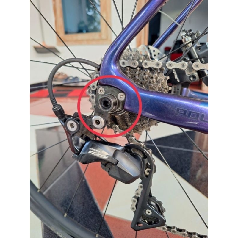 Dropout rd sepeda polygon stratos S7/S8 2019-2020 anting rd thru axle 12mm drop out TA