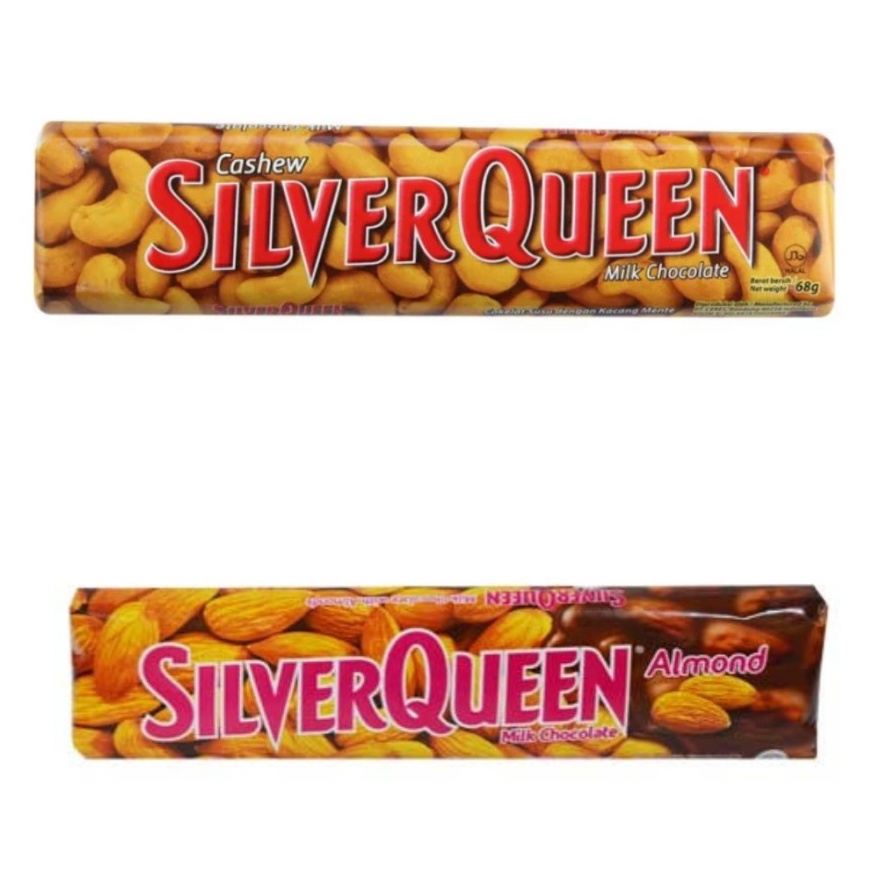 

[COD 7N73] Silverqueen coklat silver queen 58gr/silverqueen 58 cashew almond kacang mede cokelat 58gram /58gr 80