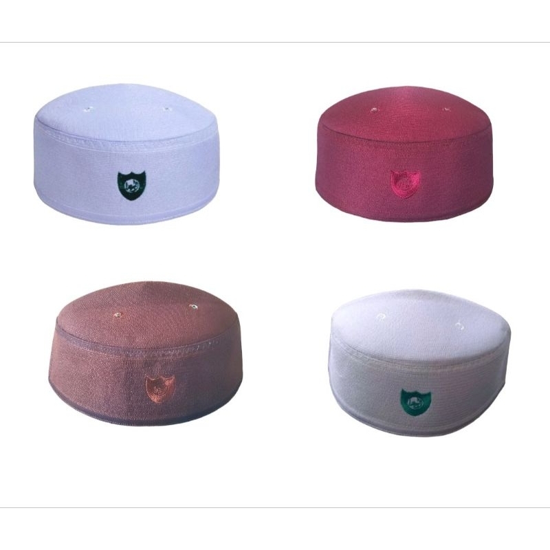 Peci Malaysia Putih Logo Hitam Peci malaysia original abdul Karim peci malaysia terompah peci