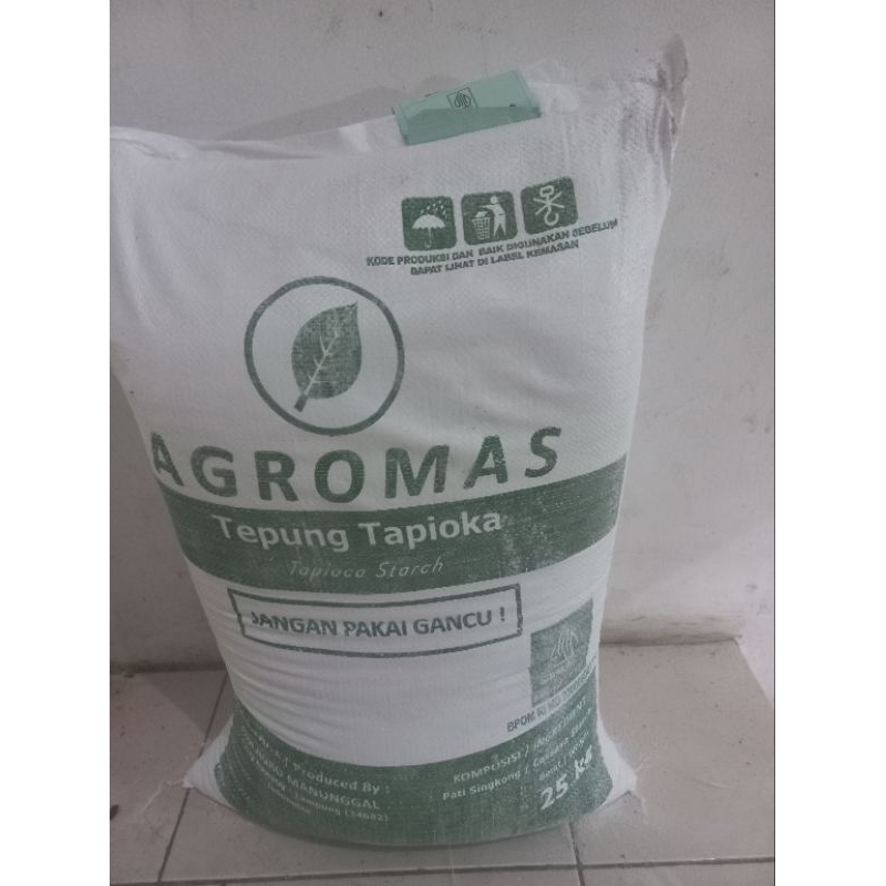 

Tepung Tapioka Full Oven 25Kg JNE ONLY / Tepung Tapioka Agromas