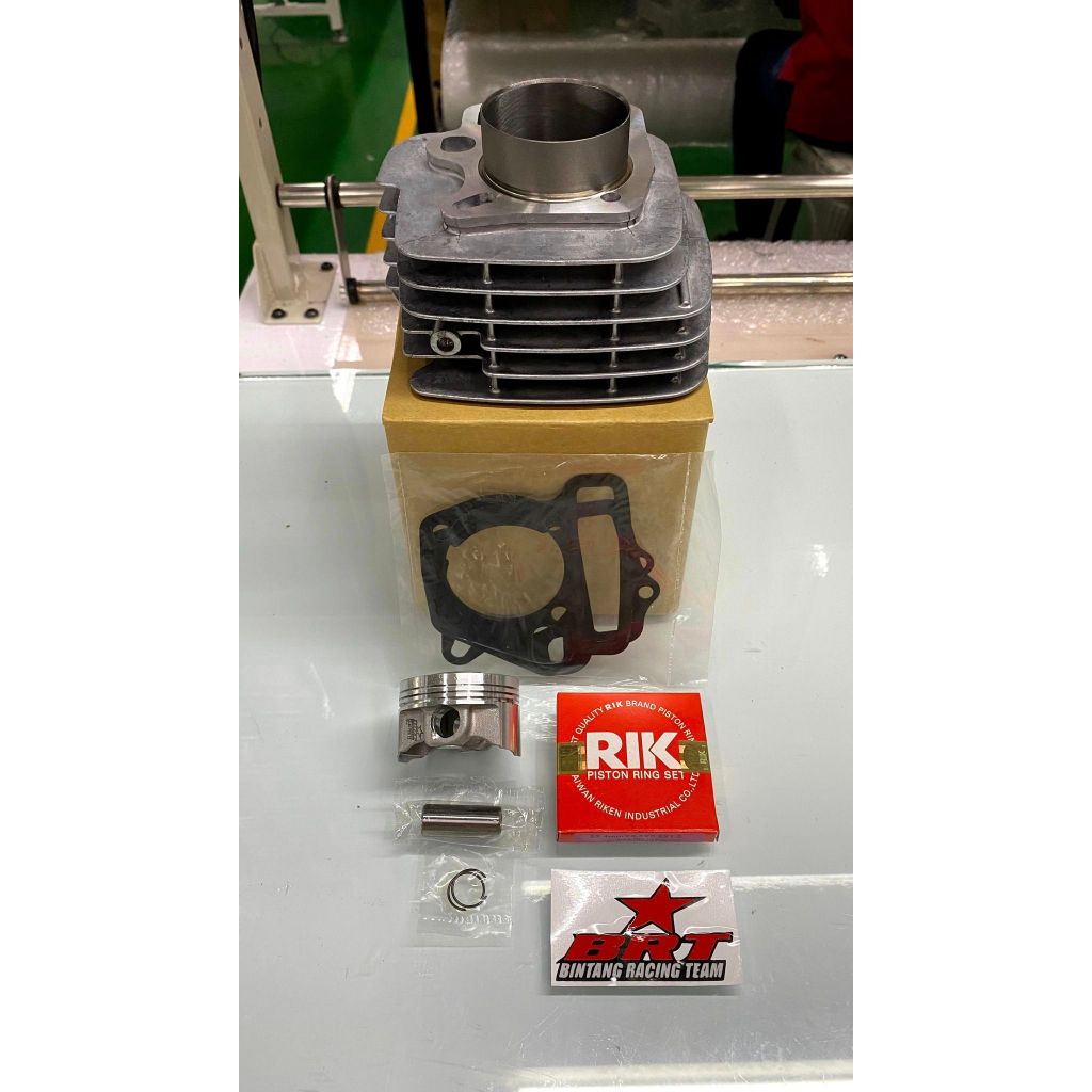 BLOCK CAST IRON + SUPER FORGED PISTON 53.40 SUPRA FIT/ C 100 SERIES/ ASTREA GRAND BRT