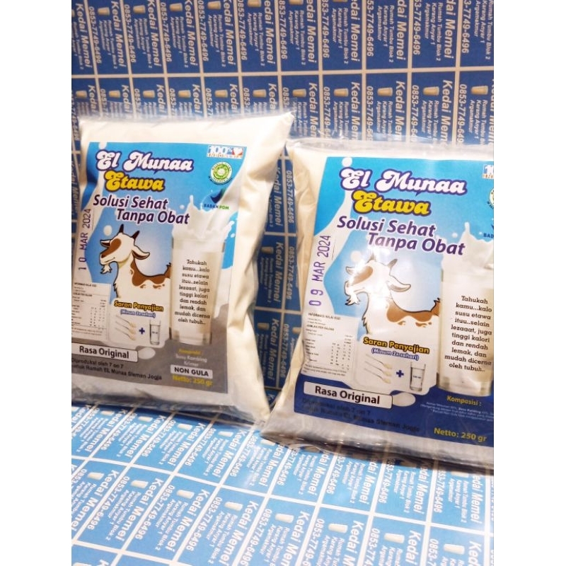 

Susu Kambing ETAWA Original (dengan gula) 500 gram