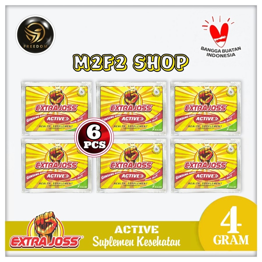 

Extra Joss Active Royal Jelly Original Serbuk Sachet - 4 gr (Kemasan 6 Pcs)