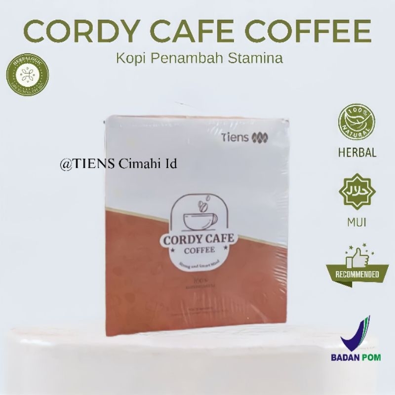 

Cordy Cafe Coffe Tiens Kopi Penambah Durasi Tahan Lama dan Menambah Stamina Tubuh