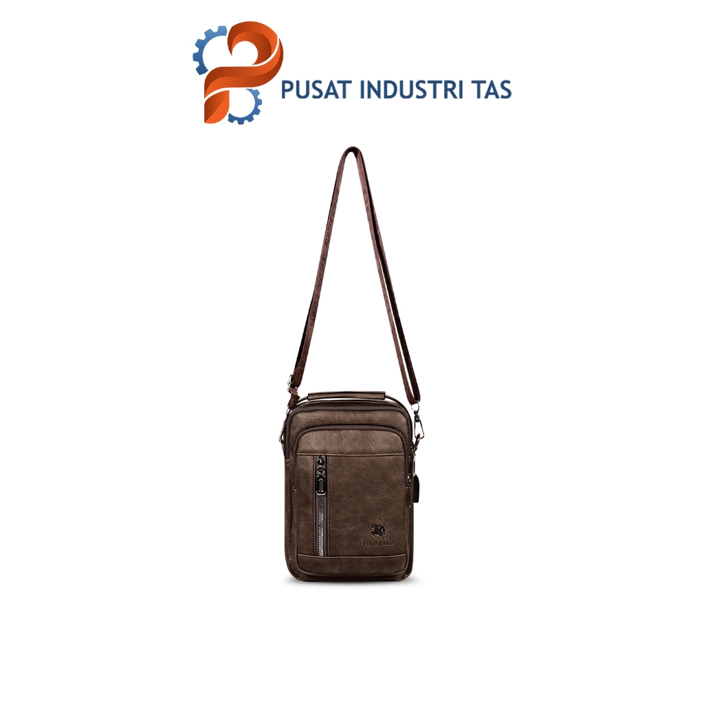 Tas Selempang Kulit Pria Sling Bag Anti Air Tas Kecil Pria