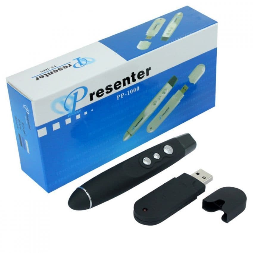 Laser Pointer Wireless PP1000 Alat Presentasi Wireless /Laser Pointer Presenter Wireless Pp1000/Lase