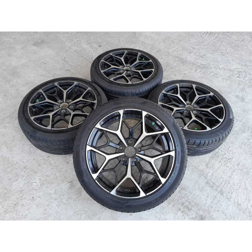 Velg Mobil Bekas Hsr MYTH-01 Ring 18X8 lubang 5X114,3 ET45 BMF