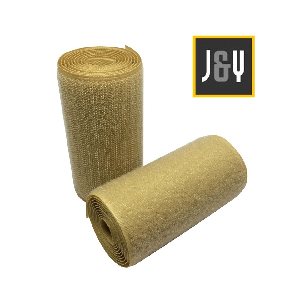 [Produk KD60] VELCRO MAGIC TAPE PEREPET TAS 10 CM CREAM jam9f