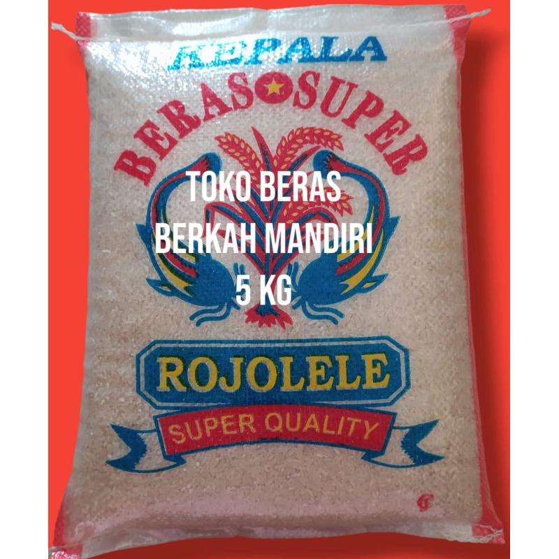

BERAS ROJOLELE 5 KG / BERAS PREMIUM / BERAS SUPER