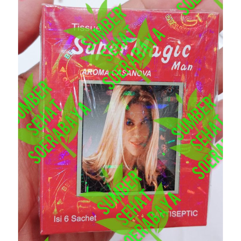 super magic merah magic man merah tisu merah