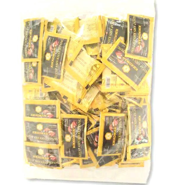 

KDMPI Kikkoman Kecap Asin Khas Jepang HALAL Sachet | Kecap Asin 5ml 100pcs - Sushi Soy Sauce Super Promo