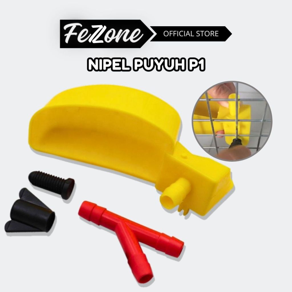 NIPPLE PUYUH NEPEL PUYUH  TEMPAT MINUM PUYUH FEZONE