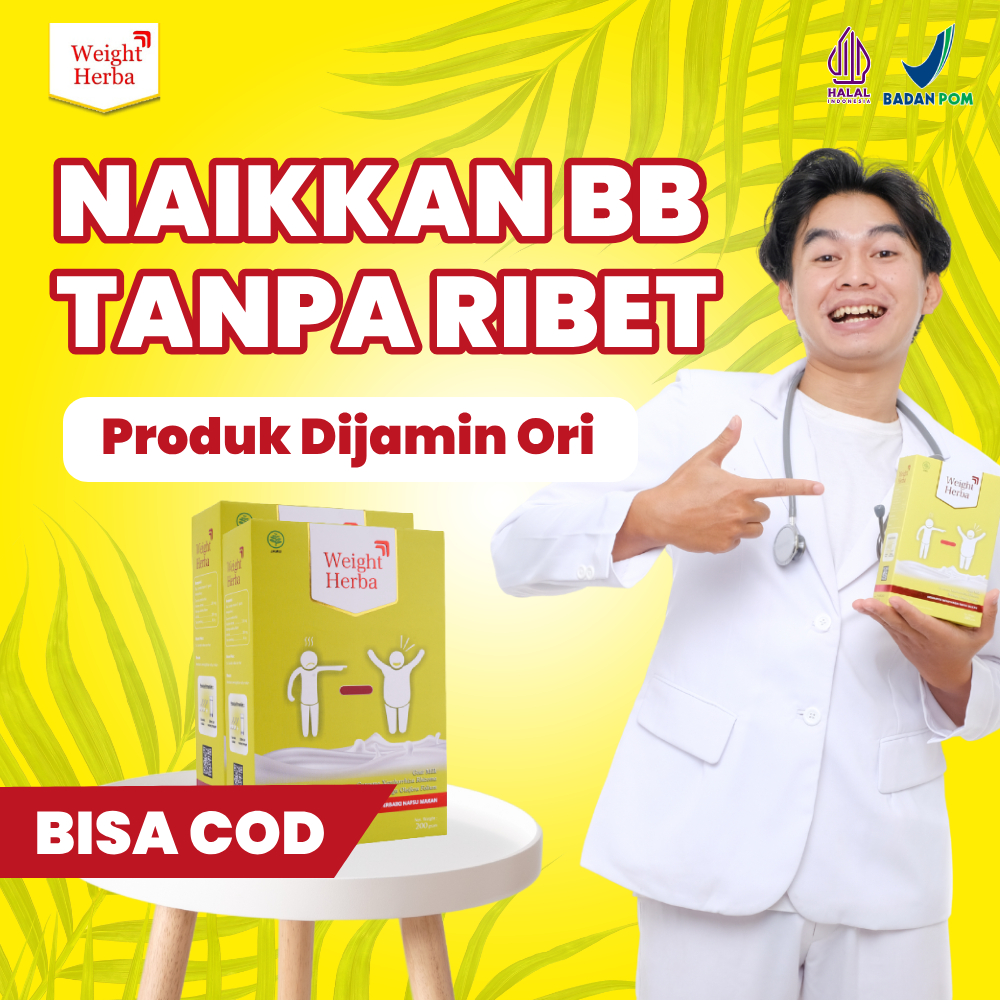 

Promo Weight Herba Original - Susu Kambing Etawa untuk Penggemuk Badan Naik Berat Badan Tambah Nafsu Makan Halal MUI BPOM Gratis Ongkir COD