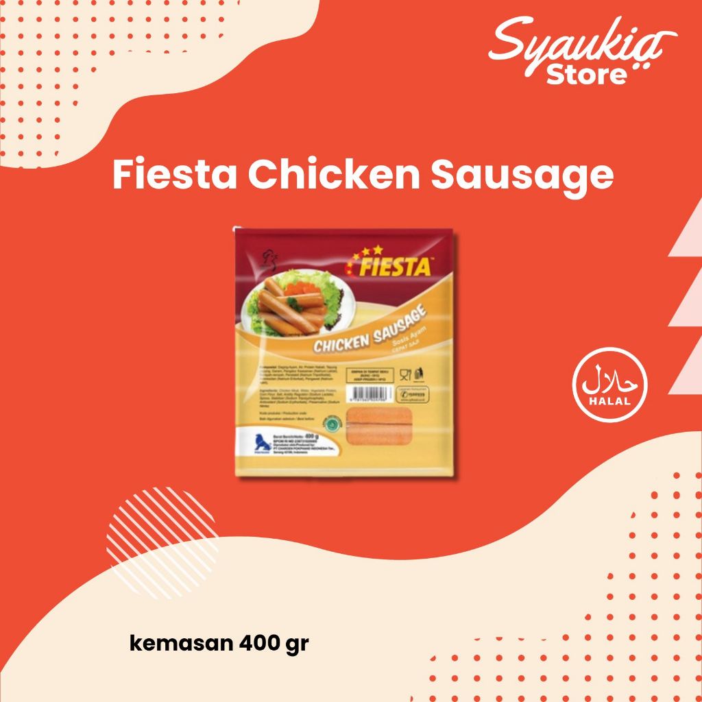 

Fiesta Sosis Ayam 400 Gr - Fiesta Chichen Sausage 400 G Fiesta