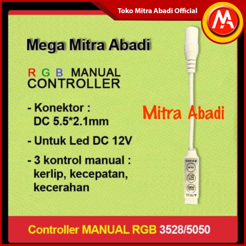 Driver RGB Manual Jack DC Controller