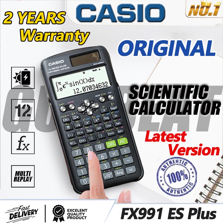 

[COD TB71] Kalkulator Scientific Casio ilmiah FX-991EX/991ES-Plus Kalkulator Casio Scientific Calculator Casio Scientific Terlaris