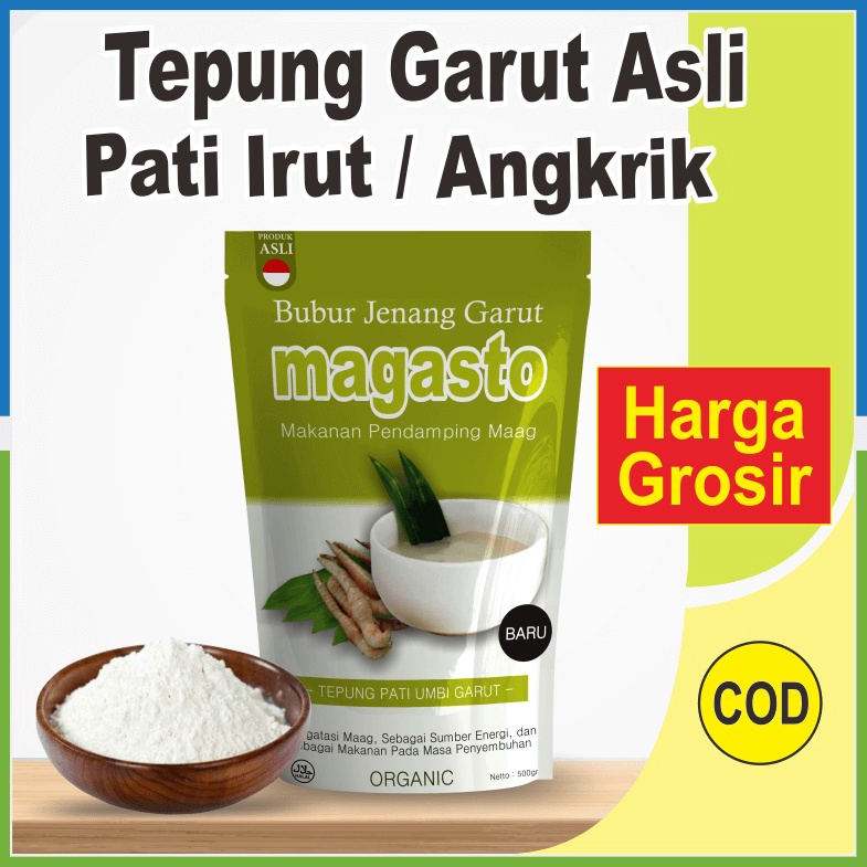 

Dijual➨ Tepung Garut Obat Asam Lambung Tepung Angkrik Pati Garut Pti Irut Asli Kemasan Pack 250 gram halus Bayar Di Tempat
