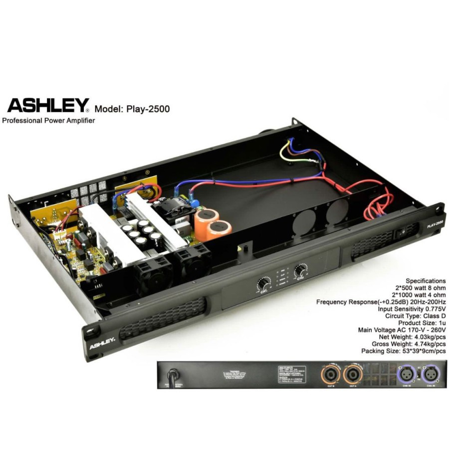 power ashley play2500 play 2500 original
