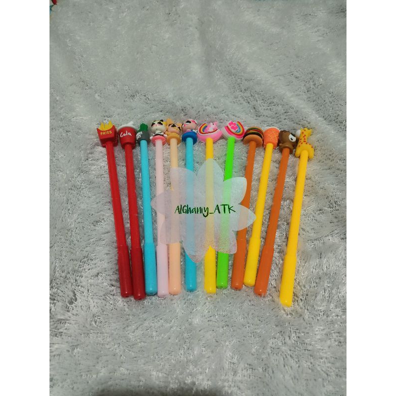 

pulpen karakter/pulpen gel/pulpen Lucu/alat tulis