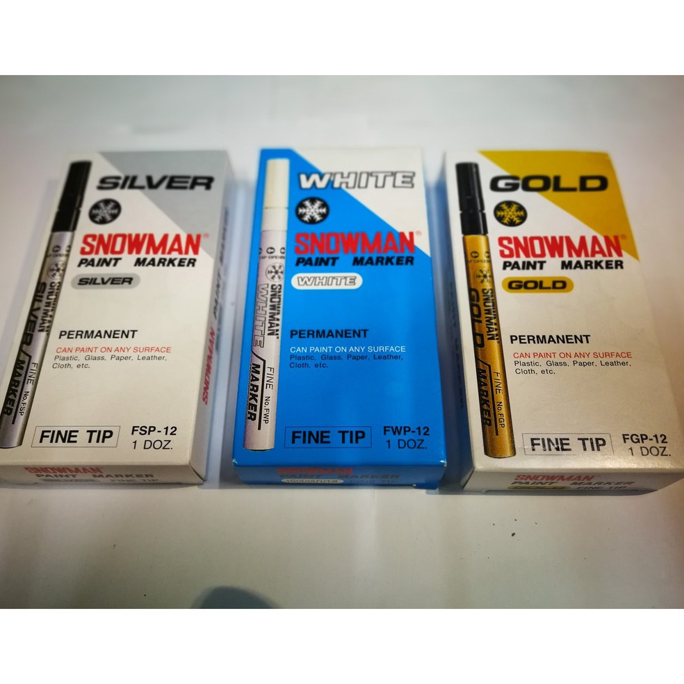 

SNOWMAN SPIDOL PAINT MARKER FINE / EXTRA FINE TIP kdmpi