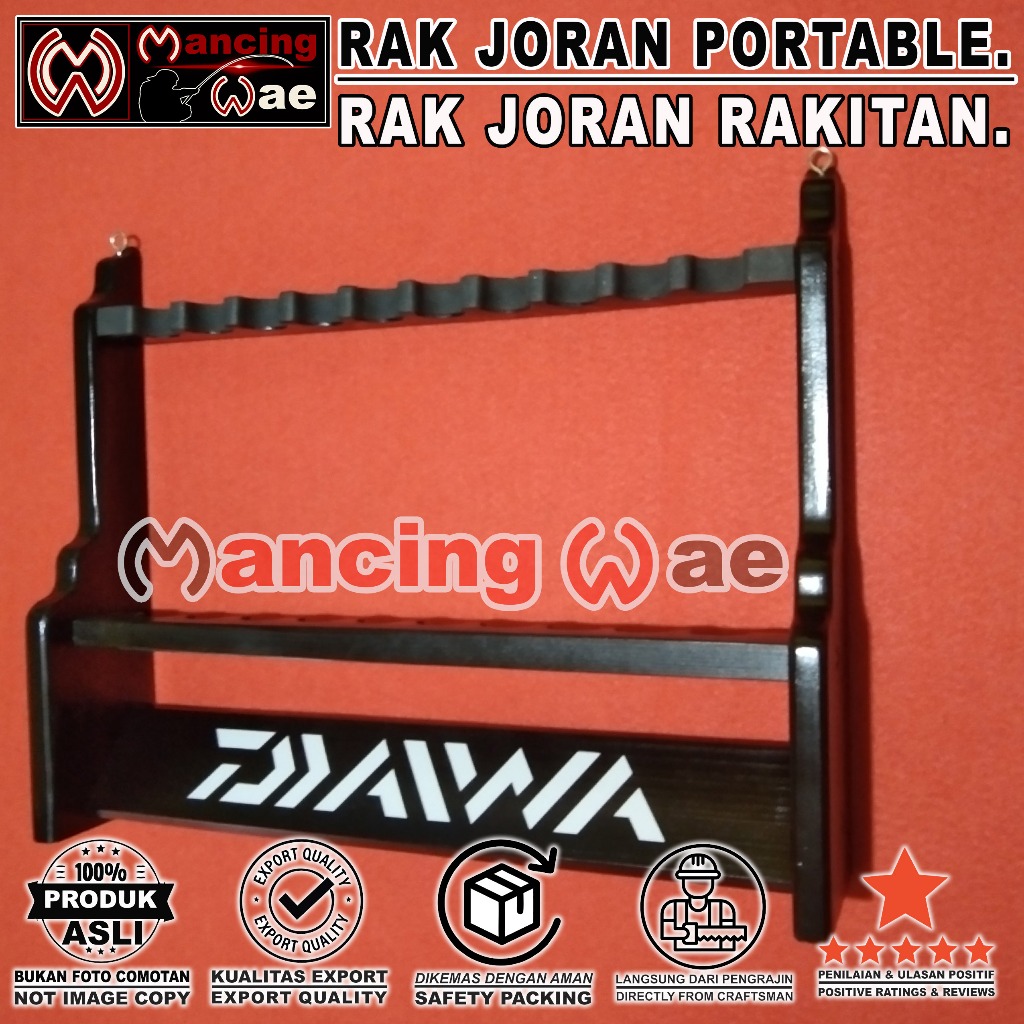 RAK PANCING PORTABLE. / ROD RACK / STICKBILLIARD / STICK GOLF / RAK JORAN  PANCING KUALITAS PREMIUM