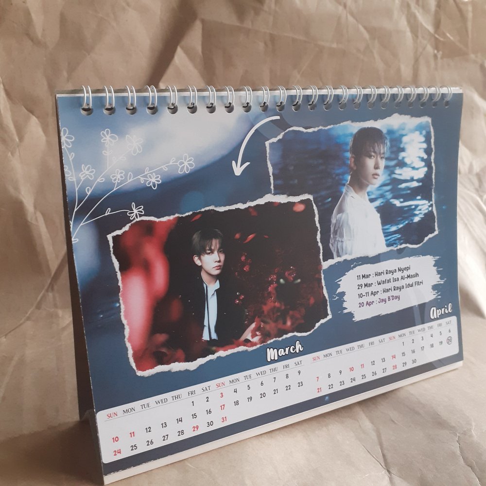 

Kalender Meja 2025 ENHYPEN A5 Custom