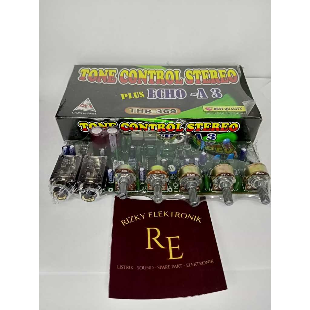 tone control stereo plus echo A3 thb 369 merk ckj