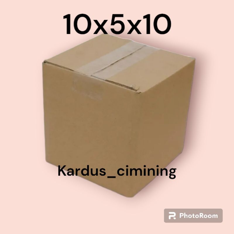 

kardus box packing 10x5x10