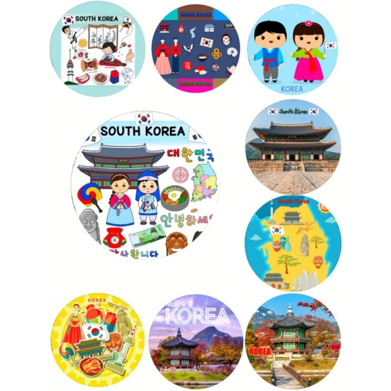 pajangan korea 9 cm souvenir korea