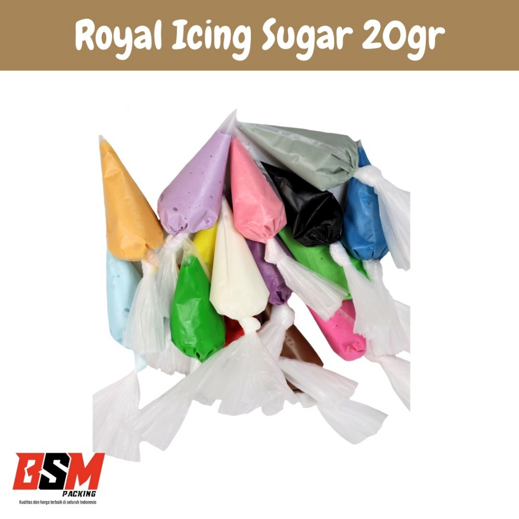 

Royal Icing Sugar 20gr for DIY (Minimal order 5pcs ya)