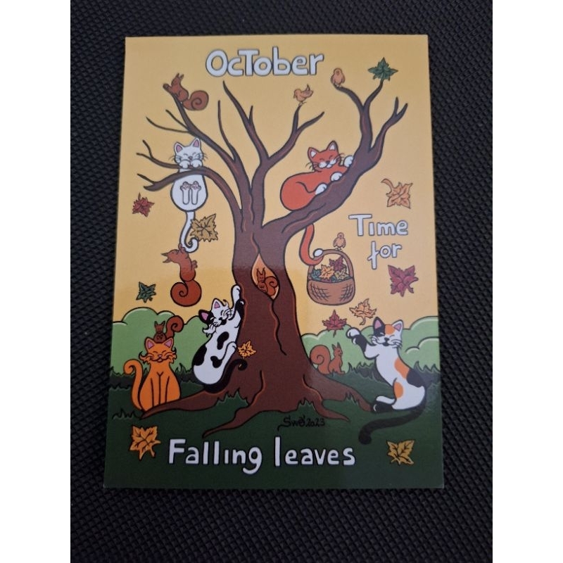 

kartu pos kucing titina/titina cat postcard